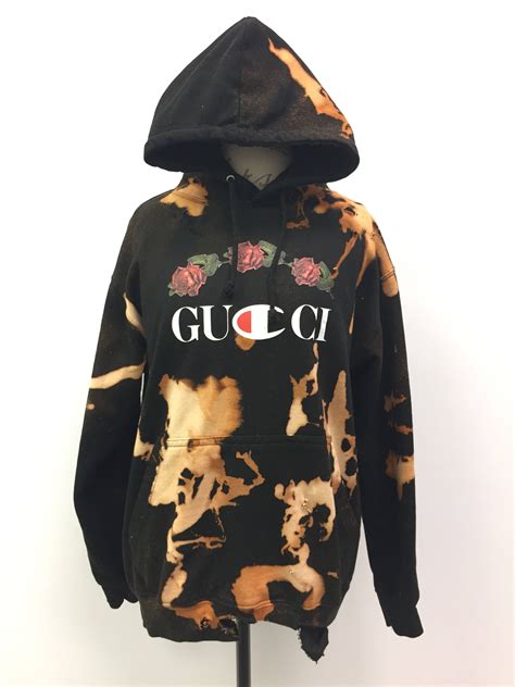 gucci black hoodie future|Gucci champion hoodie cheap.